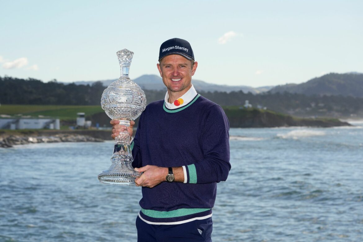 Justin Rose siegt bei Turnier in Pebble Beach