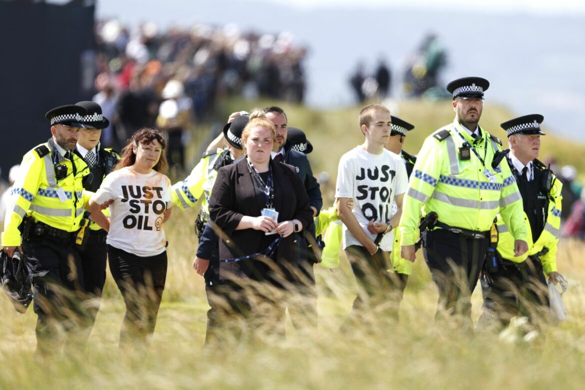 Wie in Wimbledon: Klimaproteste auch bei British Open